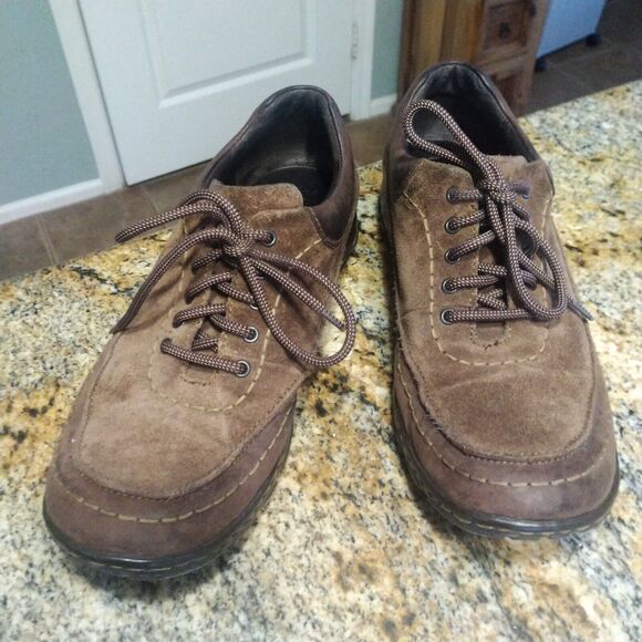 Men’s Born Handcrafted Footwear Size 11.5  45.5 Brown Casual Suede Shoes M6573 main image 8